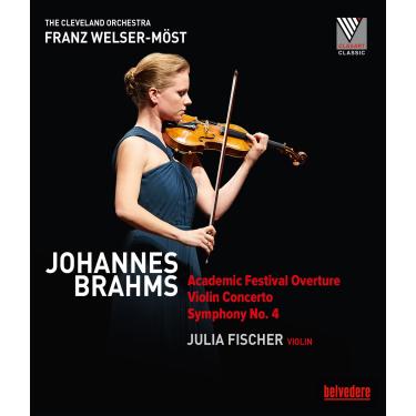 Imagem de Brahms: Academic Festival Overture, Op. 80; Violin Concerto in D major, Op. 77; Symphony No. 4 in E minor, Op. 98 [Blu-ray]
