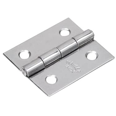 Imagem de Dobradiça Inox AISI 304 Com Pino Fixo Reforçada 38x34mm