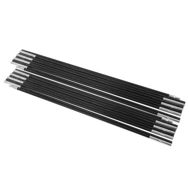 Imagem de Kit de poste de substituição para barraca de fibra de vidro 4,9 m, hastes ajustáveis Telesco Kit de molduras de toldo leves para câmera de caminhada