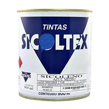 Imagem de Tinta de Polietileno para Serigrafia Sicoltex Sicoleno Azul Médio (900ml)