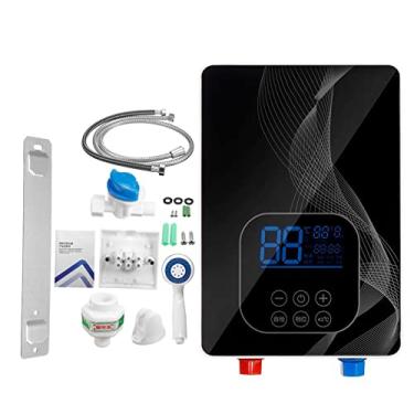 Imagem de LIUHD Aquecedor de água Instantâneo Elétrico Sem Tanque 6000W 110V Aquecimento Rápido Instantâneo 3 segundos para Lavagem Doméstica e Cozinha