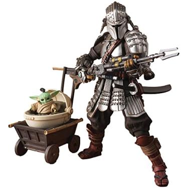 Imagem de Tamashi Nations - Star Wars: The Mandalorian - Ronin Mandalorian & Grougu (Beskar Armor), Bandai Spirits MEISHO Movie Realization