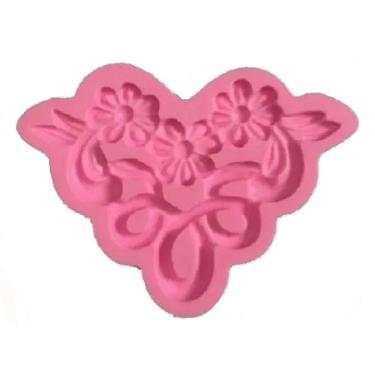 Imagem de Molde De Silicone Arabesco, Acabamento, Flor, Resina, Confeitaria, Biscuit Molds Planet