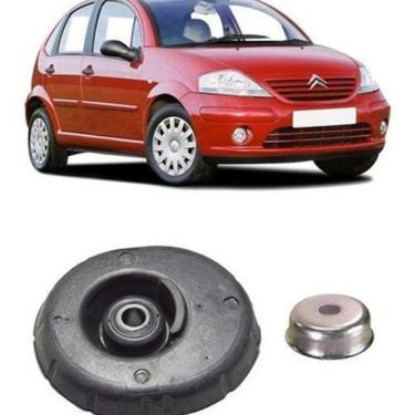 Imagem de Coxim + Prato De Apoio Dianteiro Citroen C3 2009 2010 2011