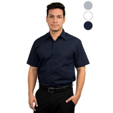 Imagem de Camisa Social Masculina Manga Curta
