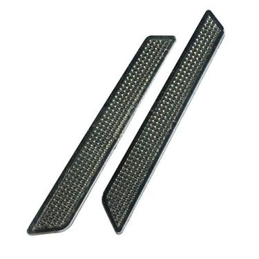 Imagem de HDBUBALUS Capas de trinco de alforje para motocicleta refletores aptas para Harley Touring Street Glide Electra Glide Road Glide Road King Ultra Limited 2014-2020 Smoke