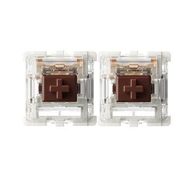 Imagem de Gateron G Brown Pro Switches Prelubrificado 3pin RGB SMD Linear para o teclado mecânico de jogo (36 Pcs, Brown)