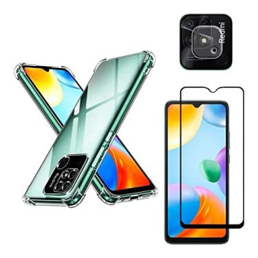 Imagem de Capinha Anti Impacto Para Redmi 10c + Película 3d + Proteção da Lente da Camera - (HARD GLASS STORE)