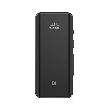Imagem de FiiO BTR5-2021 Amplificador de fone de ouvido Bluetooth 5.0 Receptor de alta resolução 384K/32Bit DSD256 USB DAC suporta LDAC/aptX HD/MQA para smartphones/PC/laptop/carro/áudio doméstico (Titânio)