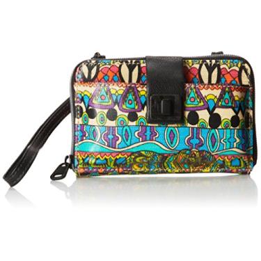 Imagem de Sakroots Bolsa tiracolo para smartphone com círculo de artista, Radiant One World, One Size