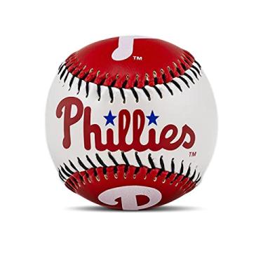 Imagem de Franklin Sports MLB Philadelphia Philies Team Baseball – Bolas de beisebol macias com logotipo da equipe MLB – Brinquedo de beisebol para crianças – Ótima decoração para mesas e escritório