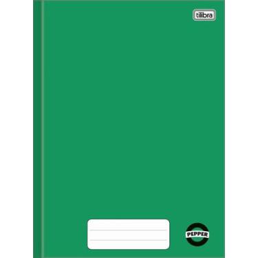 Imagem de Caderno Brochura Universitário Capa Dura 96 Folhas Verde Pepper Tilibr