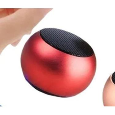 Imagem de Mini Caixa de Som bluetooth M3 speaker Cor:Vermelho
