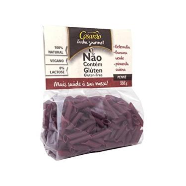 Imagem de Kit 6X: Macarrão Penne Beterraba Sem Glúten Casarão 300g