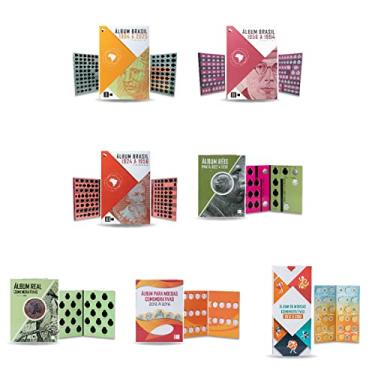 Imagem de álbuns colecionáveis para moedas 1922 a 2025 Prata Réis ao real + Real Comemorativas + olímpiadas