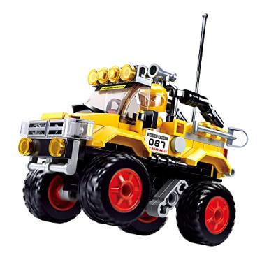 Imagem de Brinquedo De Montar Cubic Adventure Amarelo 149 Pe�as - Br1480