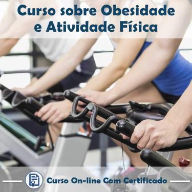 Imagem de Curso online em videoaula de Obesidade e Atividade Física com Certificado + 2 brindes