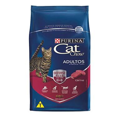 Imagem de Ração para Gatos Adultos Cat Chow Carne 3Kg