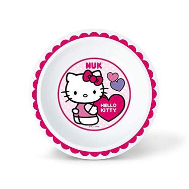 Imagem de NUK Prato Fundo Hello Kitty - Branco/Rosa