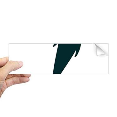 Imagem de Blue Ocean Docile Streamline Dolphin adesivo retangular para-choque notebook janela decalque