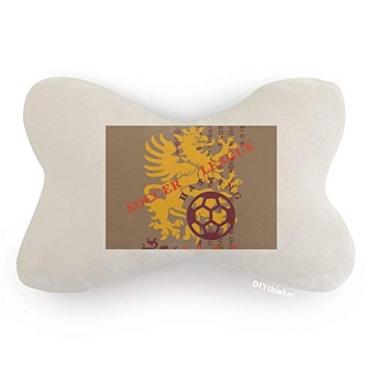 Imagem de DIYthinker Almofada de apoio de cabeça para decoração de pescoço da Liga de Futebol do Dragão da Middle Age