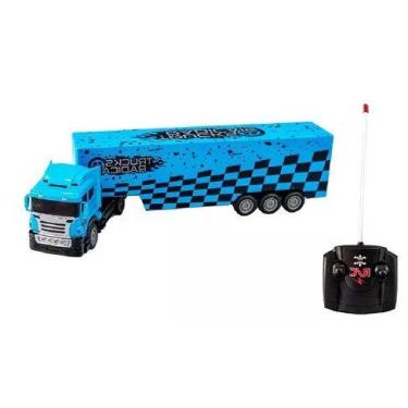 Caminhão Truck Brinquedo Grande Carroceria Madeira 70cm Lona em Promoção na  Americanas