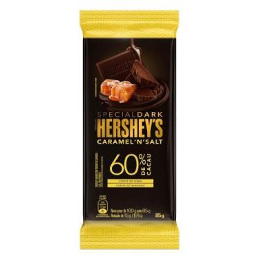 Imagem de Chocolate Hersheys Special Dark Caramelo Salgado 85G - Embalagem C/ 12