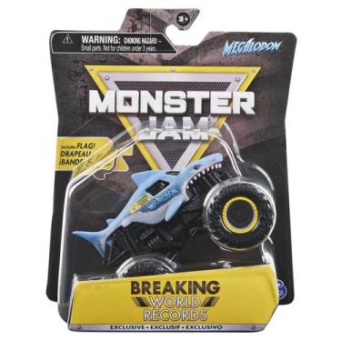 Monster Jam 1:24 - Carro com Controle Remoto - Megalodon - Sunny - MP  Brinquedos