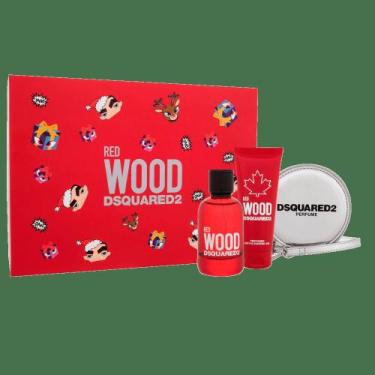 Imagem de Dsquared2 Wood Red Kit Edt 100ml + Shower Gel 100ml + Bolsa