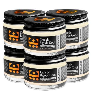Imagem de Kit 06 Cera Para Bigode Goot Embaixador 20G