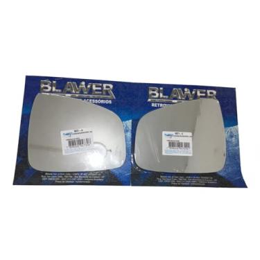 Imagem de Par Lente Espelho Retrovisor Sandero Logan 2009 2010 2011 2012 2013 2014