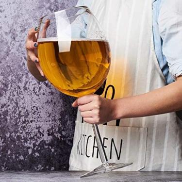 Imagem de Taça Vermelha Gigante De Grandes Dimensões, Extra Grande, 3000ml, Copo De Cerveja, Grande, Vermelho, Grande Capacidade, Xuan,A,Bonny369