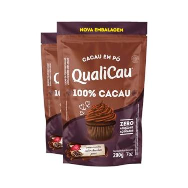 Imagem de Kit 2 Cacau em Pó Alcalino 100% Qualicôco 200g