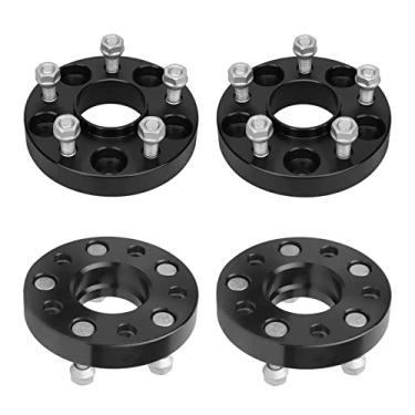 Imagem de BRTEC Espaçadores de roda Hubcentric de 1" 5 x 114,3 mm (furo de 64,1 mm, pinos 12 x 1,5) Espaçadores de roda 5 x 4,5 a 5 x 4,5 para Honda Accord Civic CR-V Legend Odyssey para Acura CL ILX Legend RDX RSX TL TSX