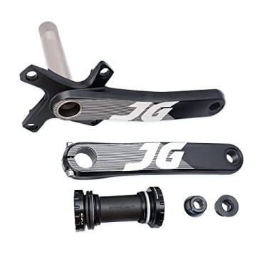 Imagem de JGbike Conjunto de braço de manivela para bicicleta de montanha 170 mm 104 BCD com kit de suporte inferior 68 73 para bicicleta de estrada MTB BMX, compatível com Shimano, SRAM, FSA, Gaint