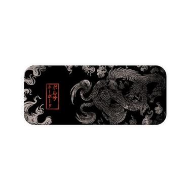 Imagem de Mouse Pad Gamer Gatinho chinês 90x40 gato cute mousepad extra grande (Cinza)