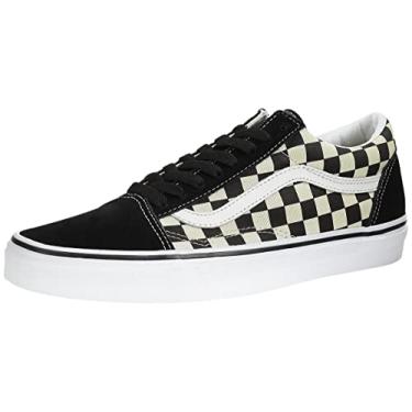 Imagem de Vans"Primary Check Old Skool Sneakers (Black/White) Unisex Checkerboard Shoes