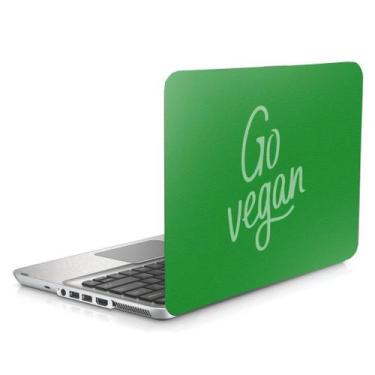 Imagem de Skin Adesivo Protetor Para Notebook 17" Vegano Veganismo D1 - Skin Zab