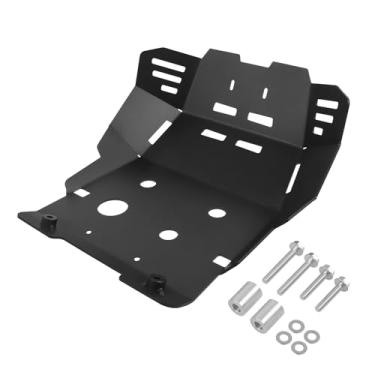 Imagem de Worldmotop Placa de proteção para motor de motocicleta compatível com HONDA CRF300L CRF 300L 2021 2022 2023 capa protetora de placa de deslizamento (preto)
