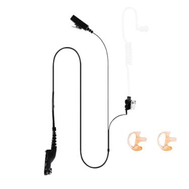 Imagem de Fones de ouvido para Motorola Walkie Talkies com microfone PPT e fone de ouvido de tubo acústico para Walkie Talkies APX4000 APX6000 APX7000 APX 8000 XPR6350 XPR6550 XIR8268 (1 pacote)