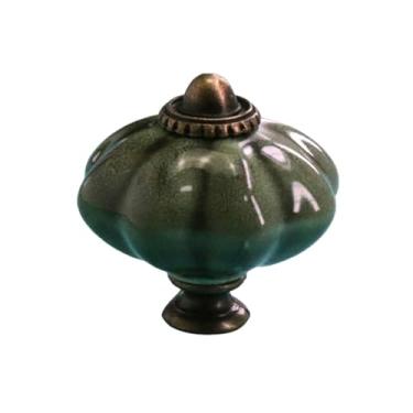 Imagem de Puxadores de cerâmica feitos à mão para móveis, cozinha, quarto, gaveta, cômoda, puxa uma peça com parafuso, a027