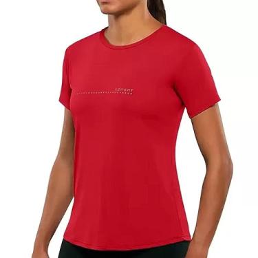 Imagem de Camiseta Lupo Básica III Feminino Adulto Cor:Vermelho;Tamanho:P