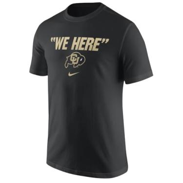 Imagem de Nike Camiseta masculina Colorado Buffaloes We Here, Preto, GG