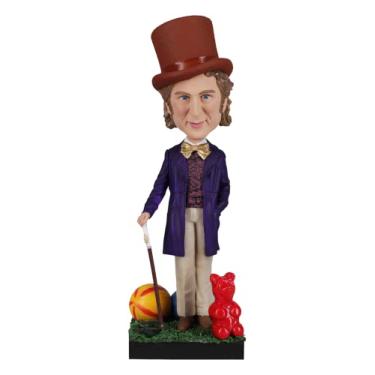 Imagem de Royal Bobbles Willy Wonka & The Chocolate Factory – 22 cm de altura – Estátua colecionável que balança a cabeça