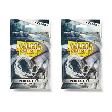 Imagem de Dragon Shield 100 mangas transparentes tamanho padrão, Matte Mint, 2 Packs