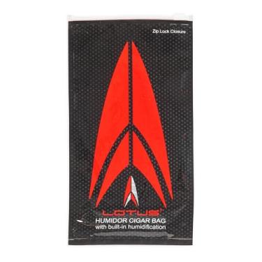Imagem de Mike's Cigars Lothum10PK pacote com 10 unidades de bolsa de viagem para charutos, umidificador Ziplock, normal, preto, pacote com 10