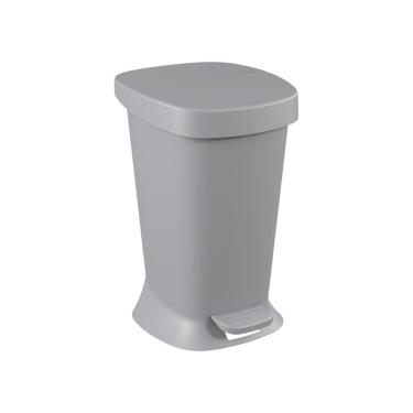 Imagem de Lixeira com Pedal Coza New Square 5 Litros Cinza Frio