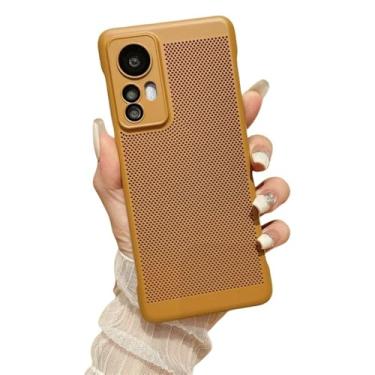 Imagem de Capa de malha respirável ultrafina com dissipação de calor para Xiaomi Mi 12 13 11 Lite para Redmi Note12 11 10 9 Pro K60 Capa dura lisa fosca, T13, para Mi 12 Pro