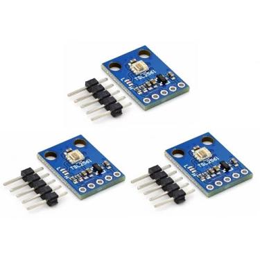 Imagem de PAMEENCOS 3 peças GY-2561 TSL2561 Módulo Sensor de Brilho de Luz Infravermelha Módulo Sensor de Luminosidade Módulo de Detecção de Luz Digital Módulo de Intensidade Óptica Módulo de Sensor de