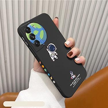 Imagem de Capa de silicone para smartphone de astronauta, adequada para Samsung Galaxy S21 S20 FE S10 Note 20 10 Ultra Plus A72 A52 A42 A32 A32 A71 A51 A41 A31 A21S capa anti-queda, preta2, para A42 5G